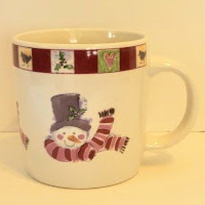 2001 Concord Collection Snowman Pattern Mug, Great for a Replacement Mug